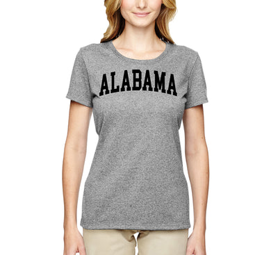 State of Alabama College Style Fashion Womens Graphic T-Shirt