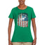 US Flag Ford Bronco Cars and Trucks Womens Graphic T-Shirt