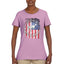 US Flag Ford Bronco Cars and Trucks Womens Graphic T-Shirt