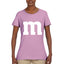 Letter M Graphic Novelty Funny Costume Halloween Womens Graphic T-Shirt