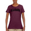 State of Alabama College Style Fashion Womens Graphic T-Shirt