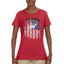 US Flag Ford Bronco Cars and Trucks Womens Graphic T-Shirt