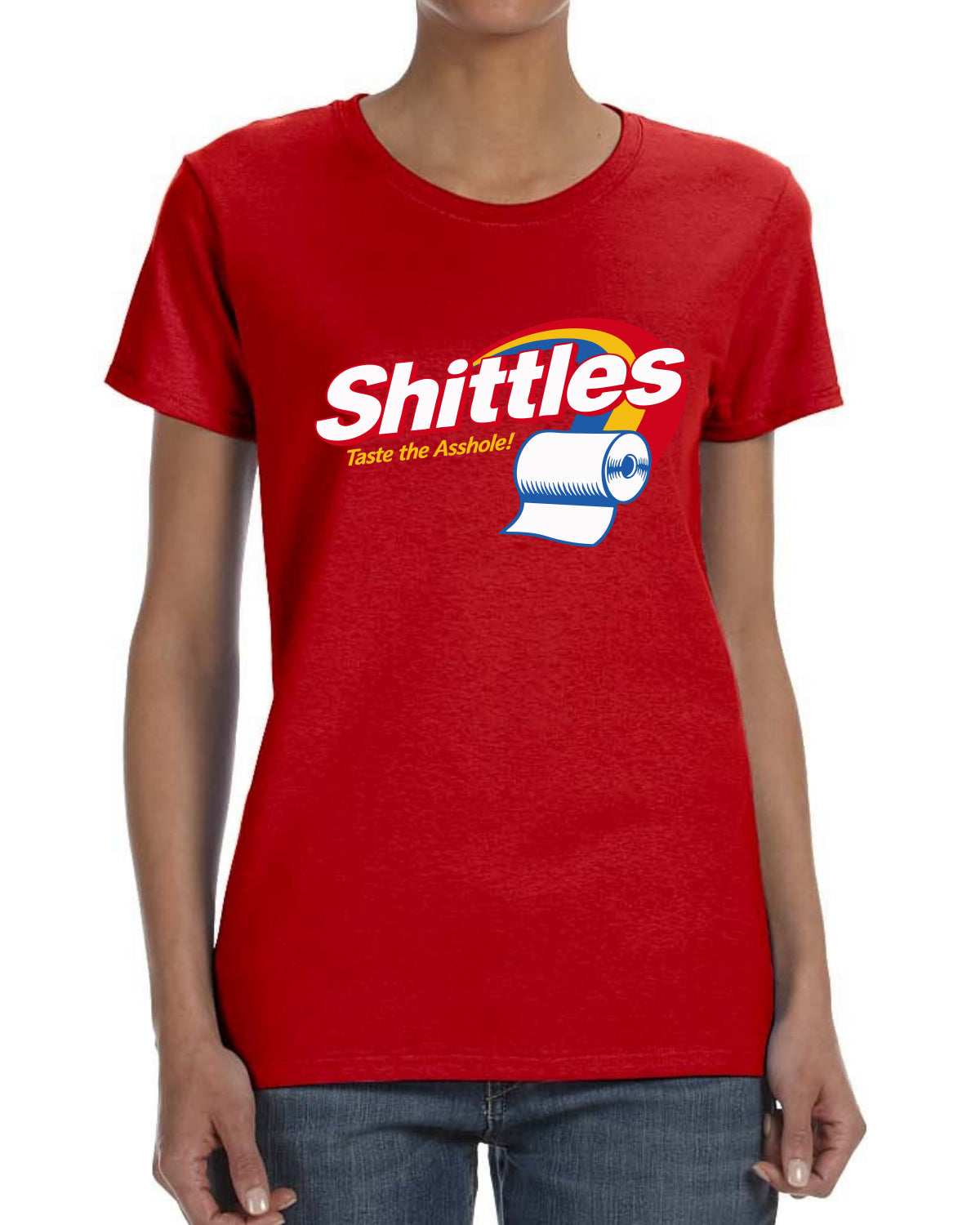 Shittles Parody Humor Womens Graphic T-Shirt