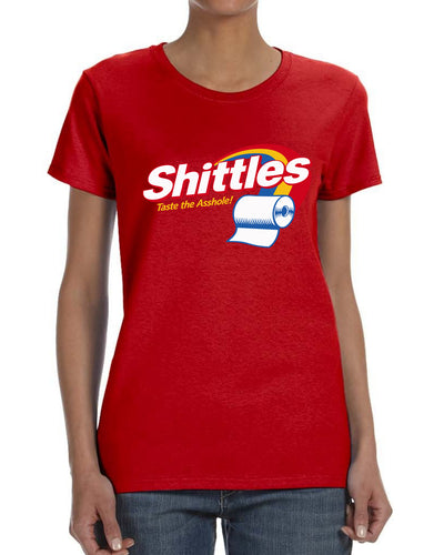 Shittles Parody Humor Womens Graphic T-Shirt