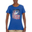 US Flag Ford Bronco Cars and Trucks Womens Graphic T-Shirt