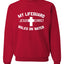 My Lifeguard Walks on Water Jesus Christ Bible Inspirational/Christian Unisex Crewneck Sweatshirt