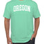 State of Oregon College Style White Fashion Men's T-Shirt