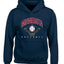 American Baseball Fan Vintage Distressed Field Sports Gift Youth Hooded Sweatshirt