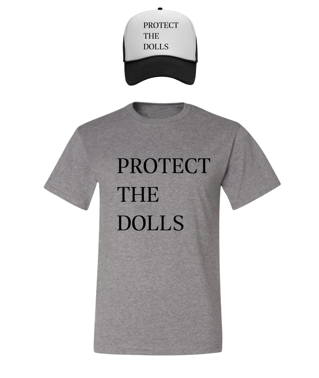 Protect The Dolls Viral Tshirt, Support Trans Rights LGBT Pride Men's T-Shirt and Hat Combo