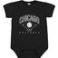 American Baseball Fan Vintage Distressed Field Sports Gift Baby Short-Sleeve Bodysuit