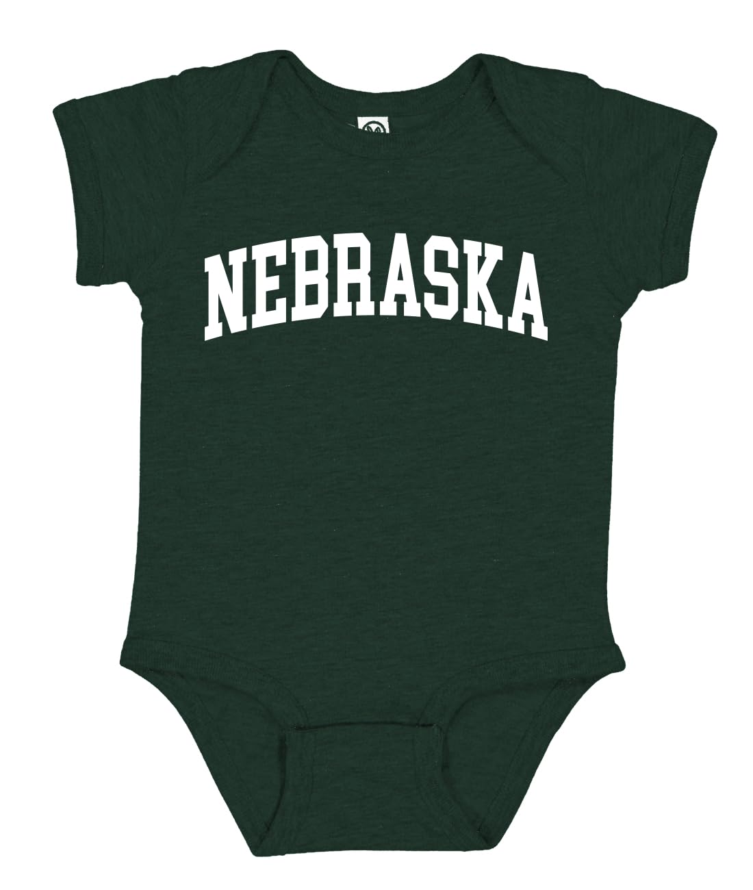 State of Nebraska College Style Fashion Baby Creeper Boys Girls Infant Bodysuit