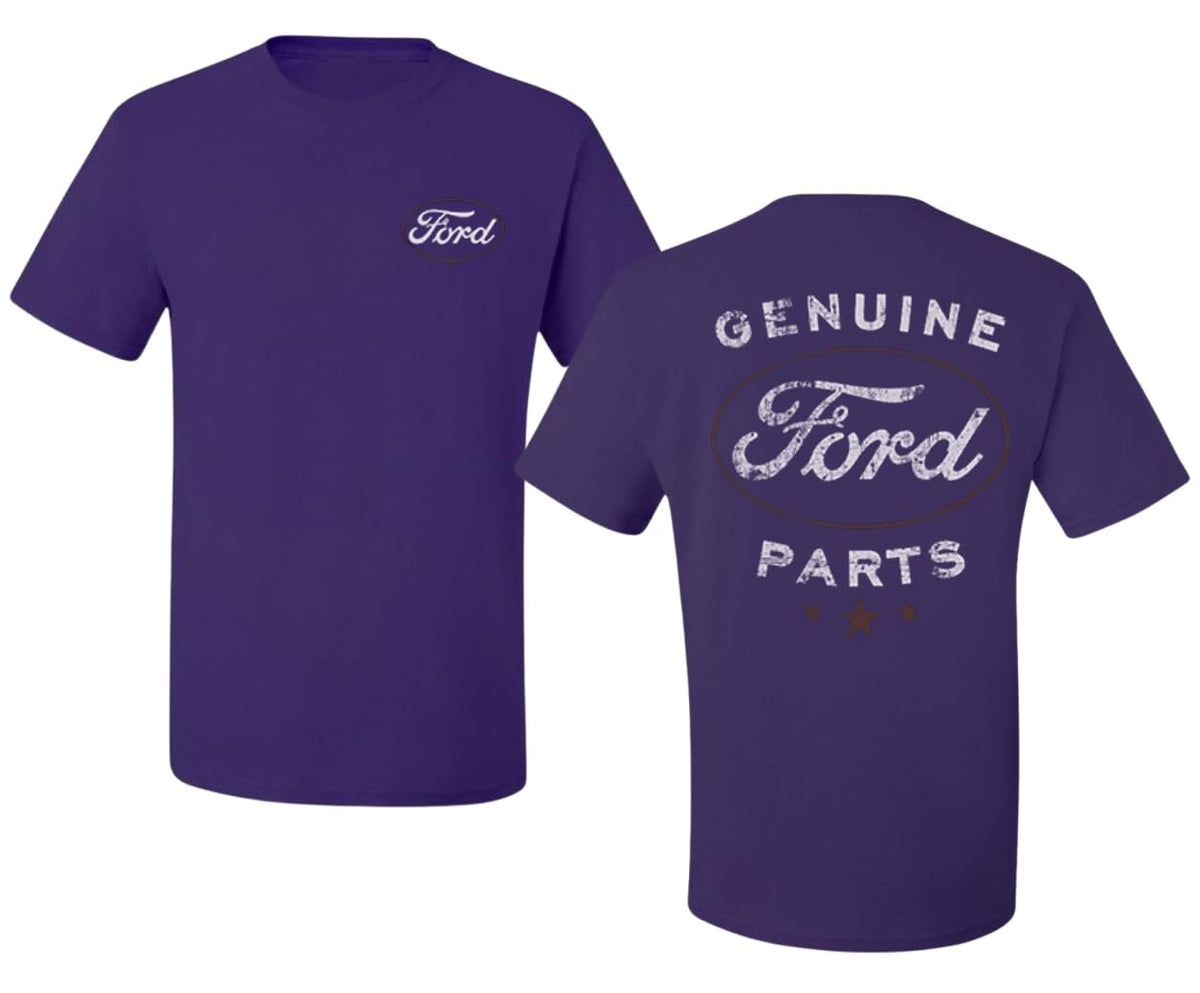 Genuine Ford Parts Vintage Distressed  Cool Printed  Cars and Trucks Men's T-Shirt