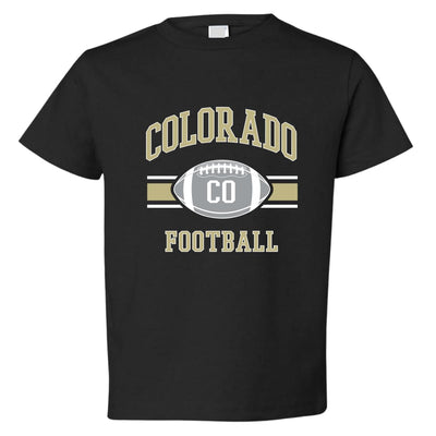 College Football Fan T-Shirt, Vintage American Team Design, Game Day Apparel, Retro USA Sports Toddler Crew T-Shirt