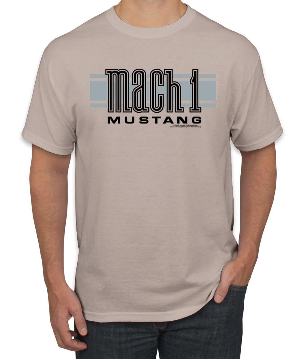 Mach 1 Ford Mustang Classic Racing Stripe Logo Cars and Trucks T-Shirt