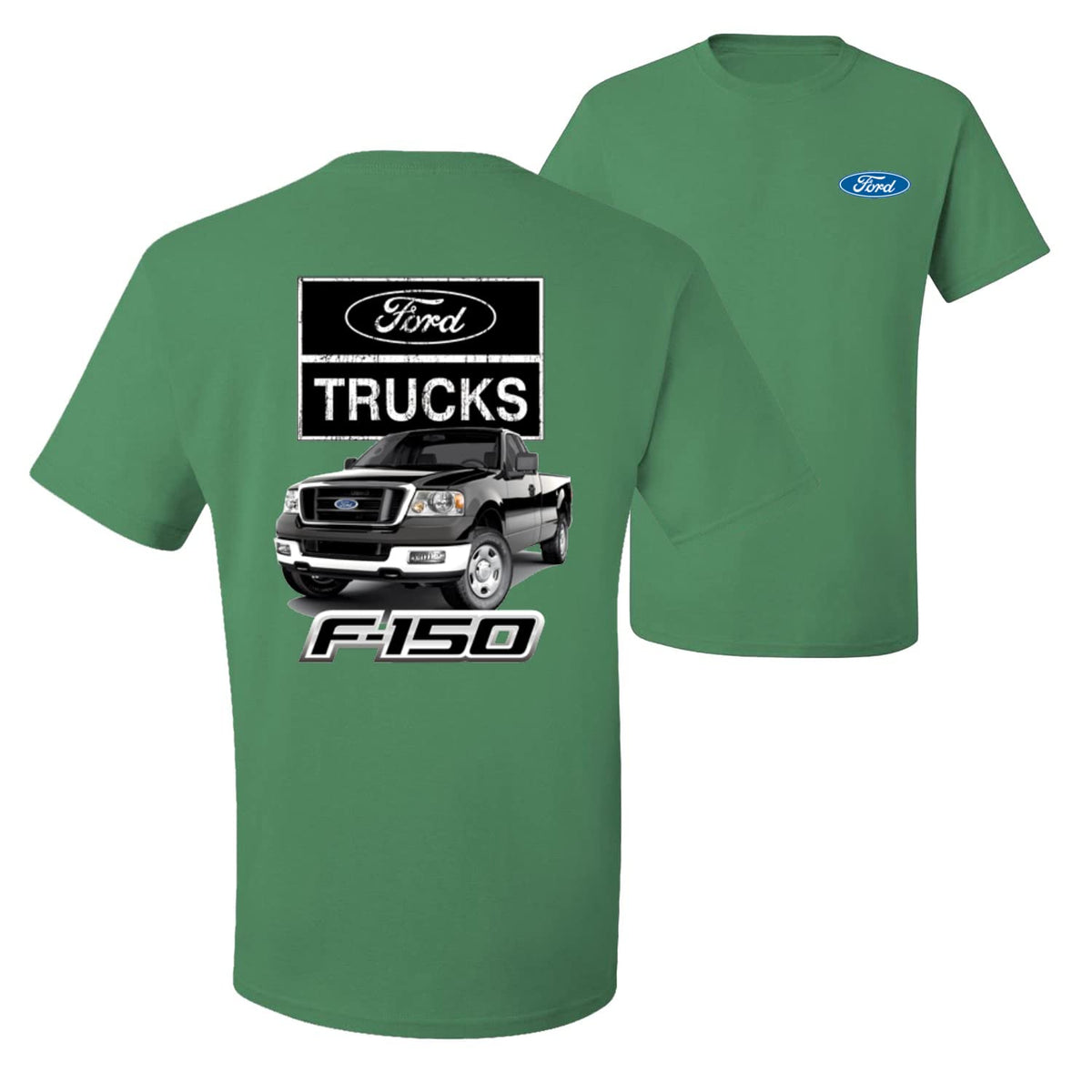 Ford Trucks F150 Pickup Cars and Trucks Front and Back Men's Graphic T-Shirt