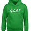 Goat God Over All Things Inspirational/Christian Youth Hooded Graphic Sweatshirt