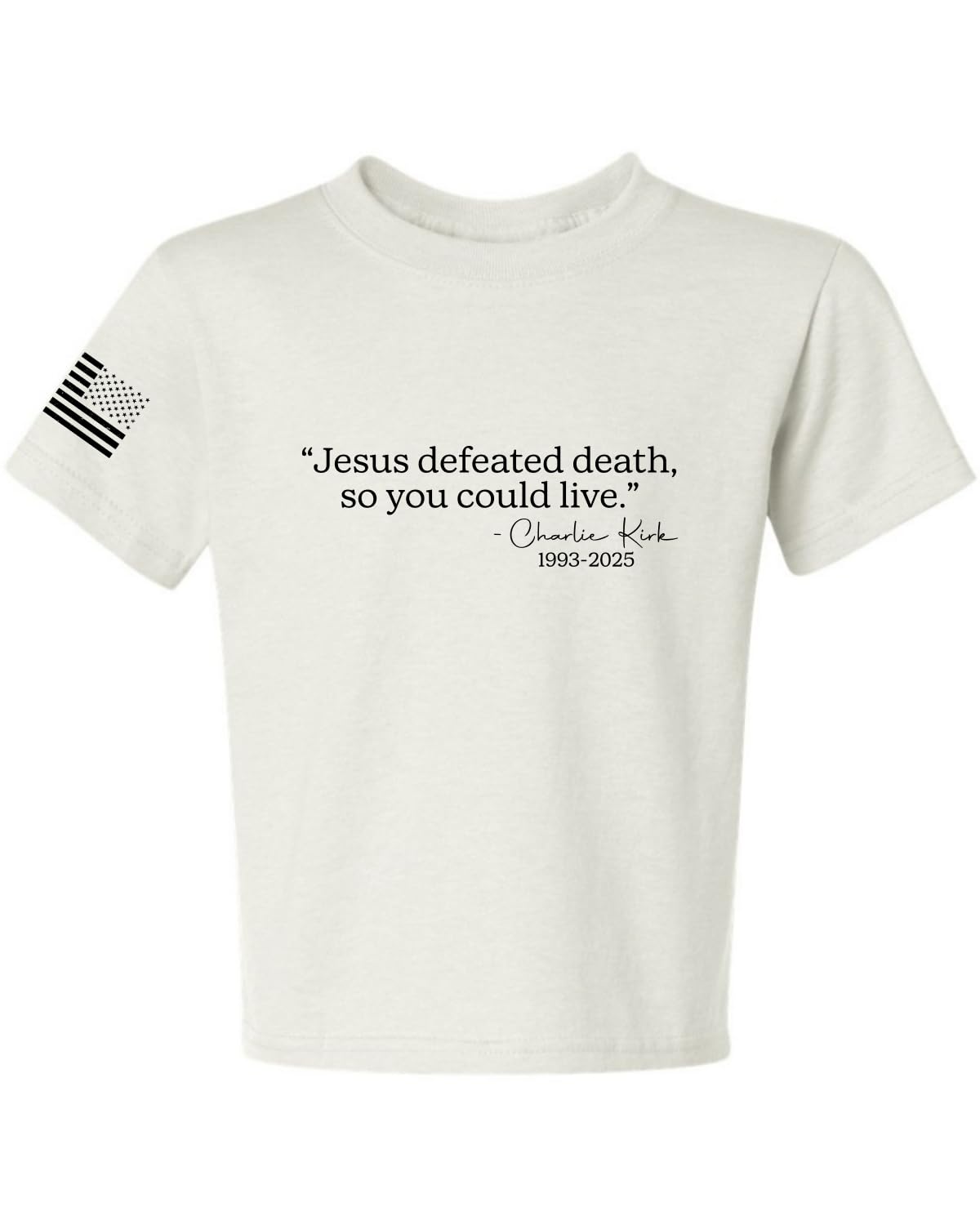 Freedom God Family Patriotism Shirt, Christian Conservative Unisex Tee for Boys Girls Youth T-Shirt