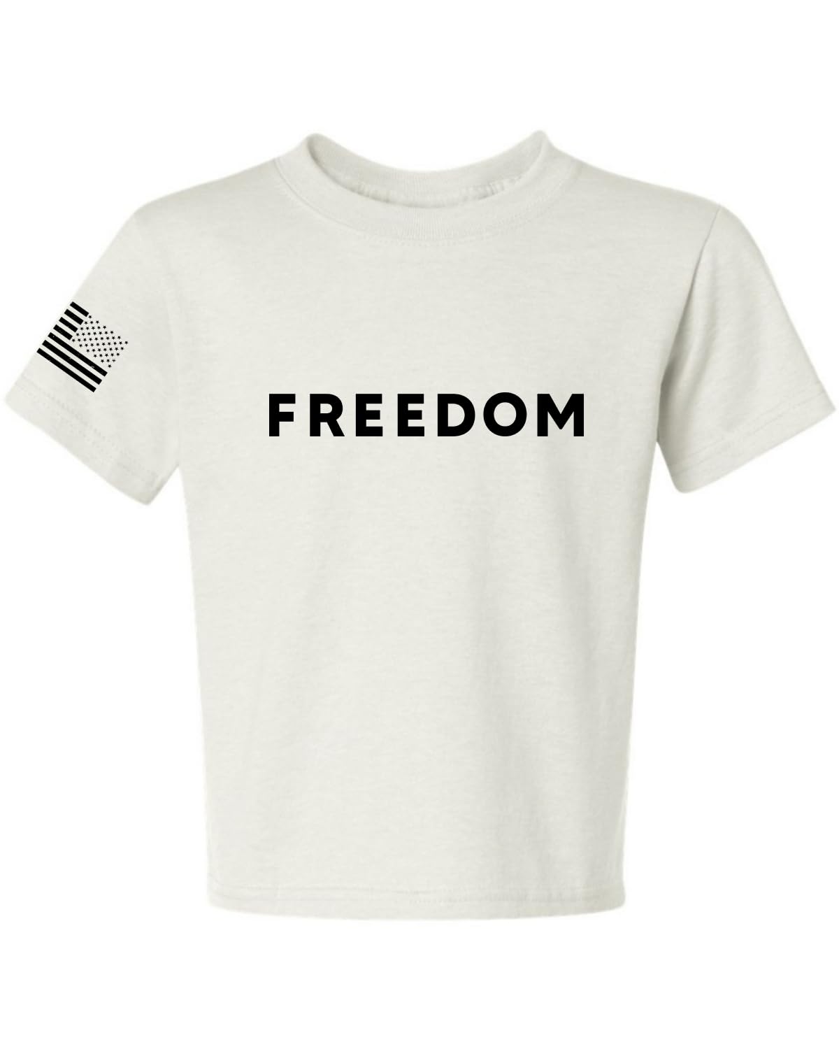 Freedom God Family Patriotism Shirt, Christian Conservative Unisex Tee for Boys Girls Youth T-Shirt