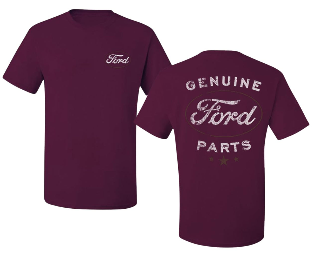 Genuine Ford Parts Vintage Distressed  Cool Printed  Cars and Trucks Men's T-Shirt
