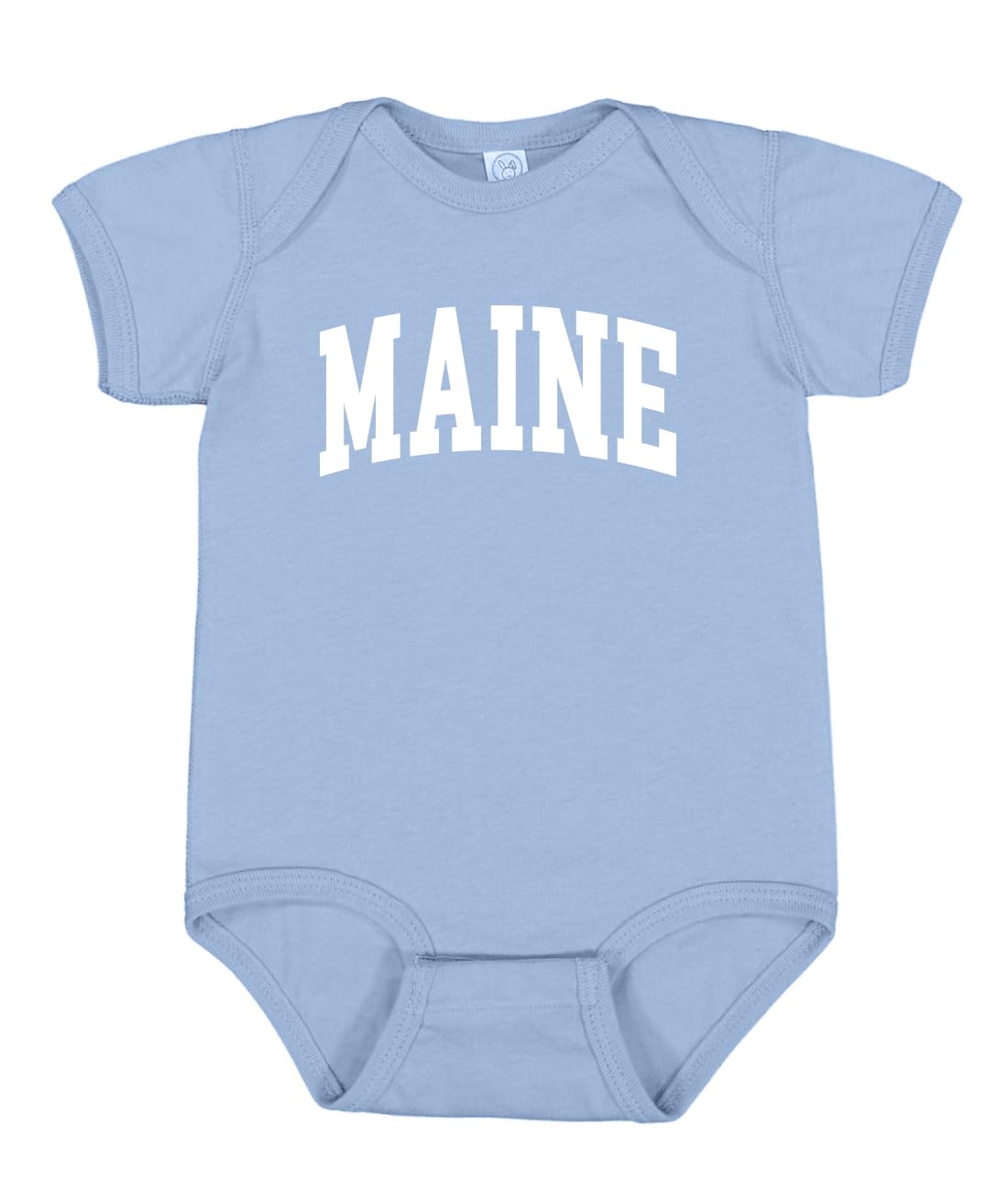 State of Maine College Style White Fashion Baby Creeper Boys Girls Infant Bodysuit