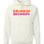 Drunkin' Grownups America Runs on Alcohol Parody Humor Unisex Hoodie Sweatshirt