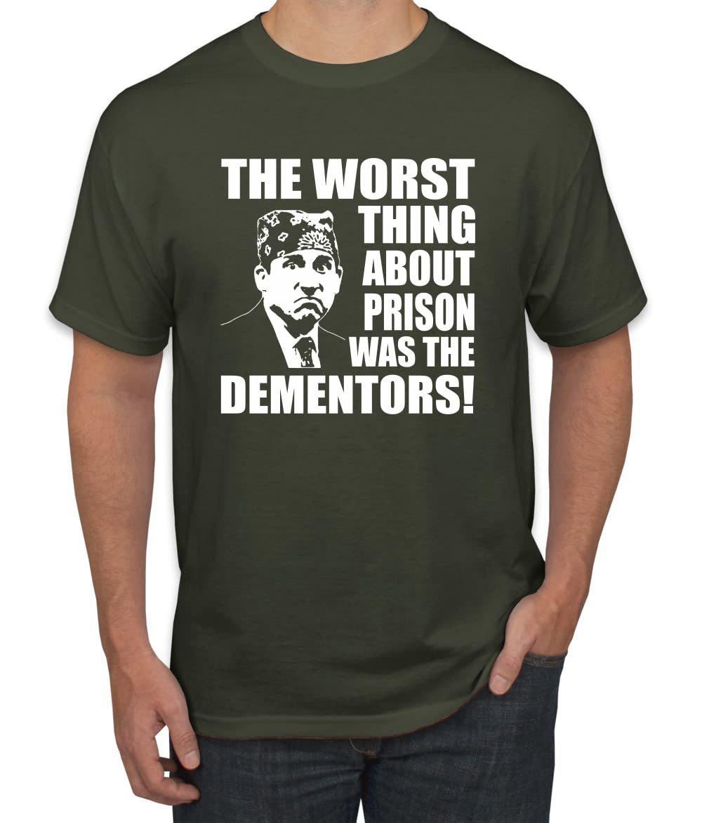 Prison Mike Dementors Quote Office Men's T-Shirt