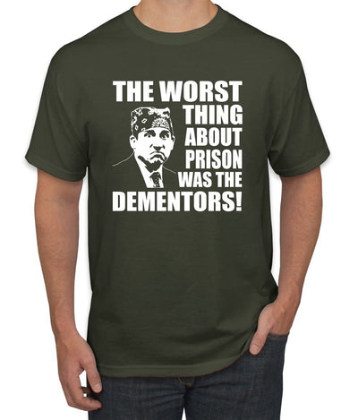 Prison Mike Dementors Quote Office Men's T-Shirt