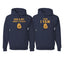 She's My Sweet Potato Yes I Yam Cute Food Font Classic His and Hers Matching Couples Hoodie Sweater Set