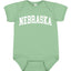 State of Nebraska College Style Fashion Baby Creeper Boys Girls Infant Bodysuit