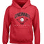 American Baseball Fan Vintage Distressed Field Sports Gift Youth Hooded Sweatshirt