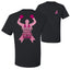 Breast Cancer Awareness Faith Pink Ribbon Sunflower Front and Back Unisex T-Shirt
