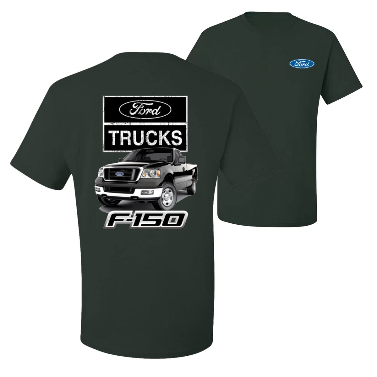 Ford Trucks F150 Pickup Cars and Trucks Front and Back Men's Graphic T-Shirt