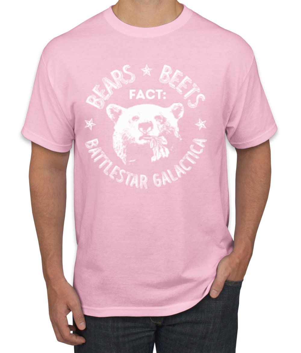 Office | Fact Bears Beets Battlestar Quote Pop Culture Men's T-Shirt