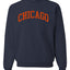 American Football Cities Classic Varsity College Style Fantasy Fan Sports Unisex Crewneck Sweatshirt