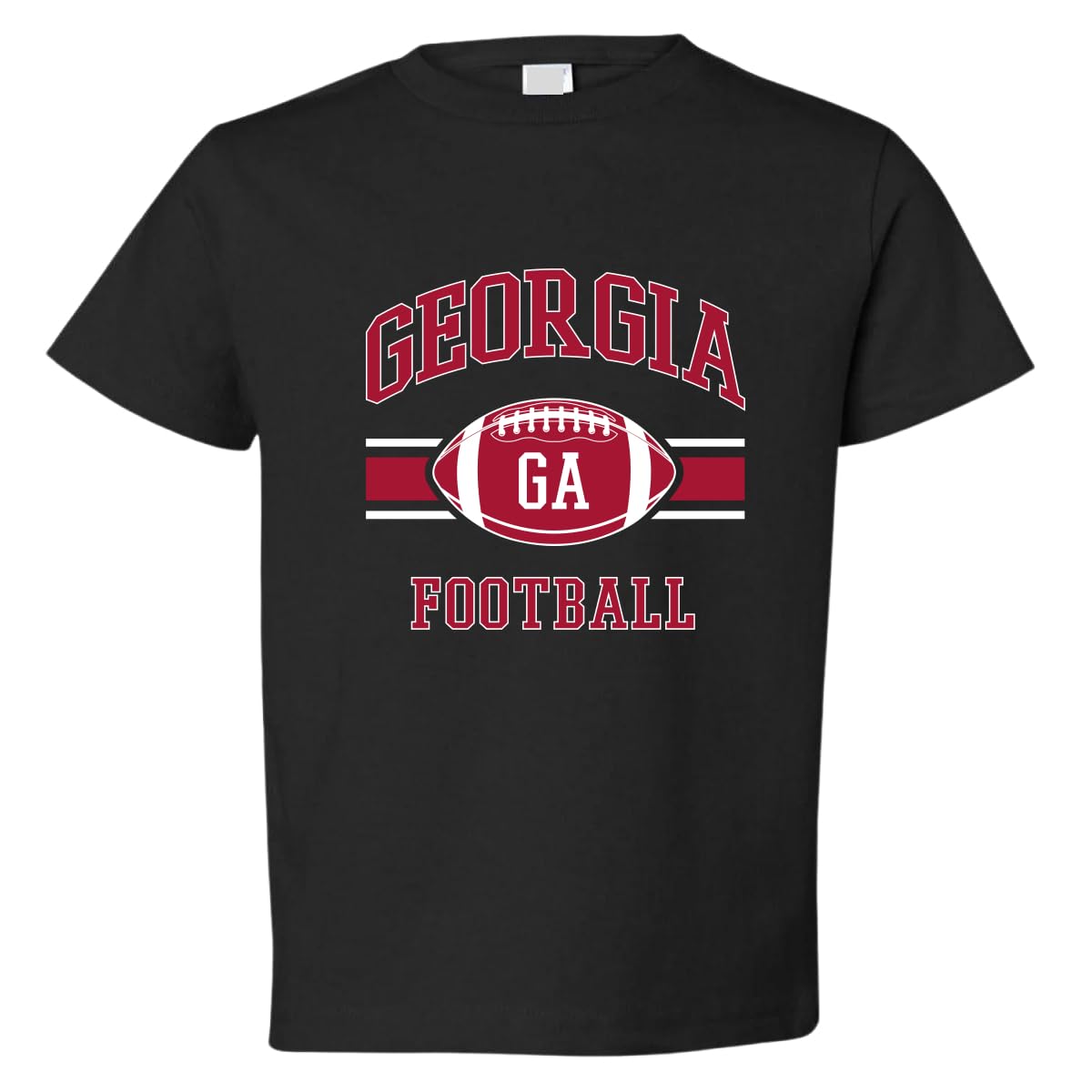 College Football Fan T-Shirt, Vintage American Team Design, Game Day Apparel, Retro USA Sports Toddler Crew T-Shirt