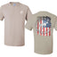 US Flag Ford Bronco Front and Back  Cars and Trucks Men's T-Shirt