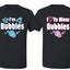 I Love to Blow Bubbles, I'm Bubbles Funny Couples Joke His and Hers Valentine's Day Matching Couple T-Shirt