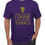 I Drink and I Know Things Tyrion GOT Gold Pop Culture Men's T-Shirt
