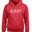 Goat God Over All Things Inspirational/Christian Youth Hooded Graphic Sweatshirt