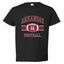 College Football Fan T-Shirt, Vintage American Team Design, Game Day Apparel, Retro USA Sports Toddler Crew T-Shirt
