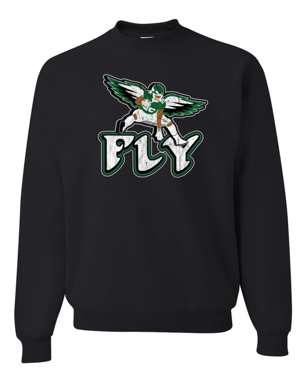PHI Fantasy Football Sports Fan Pullover Soft Cotton Blend Graphic Unisex Crewneck Sweatshirt