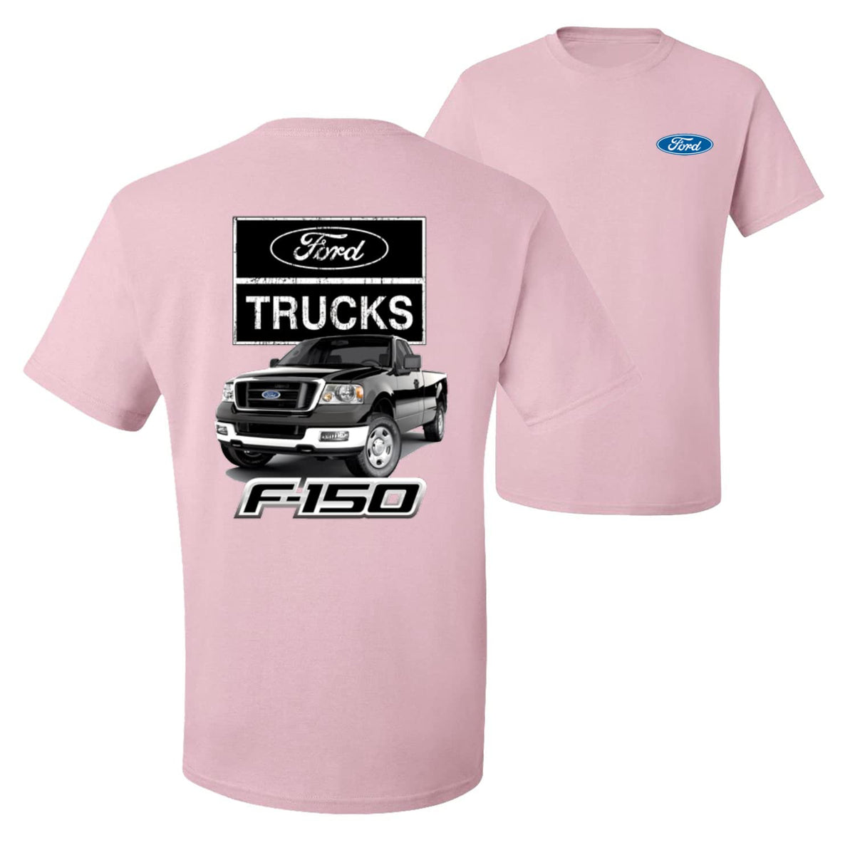 Ford Trucks F150 Pickup Cars and Trucks Front and Back Men's Graphic T-Shirt