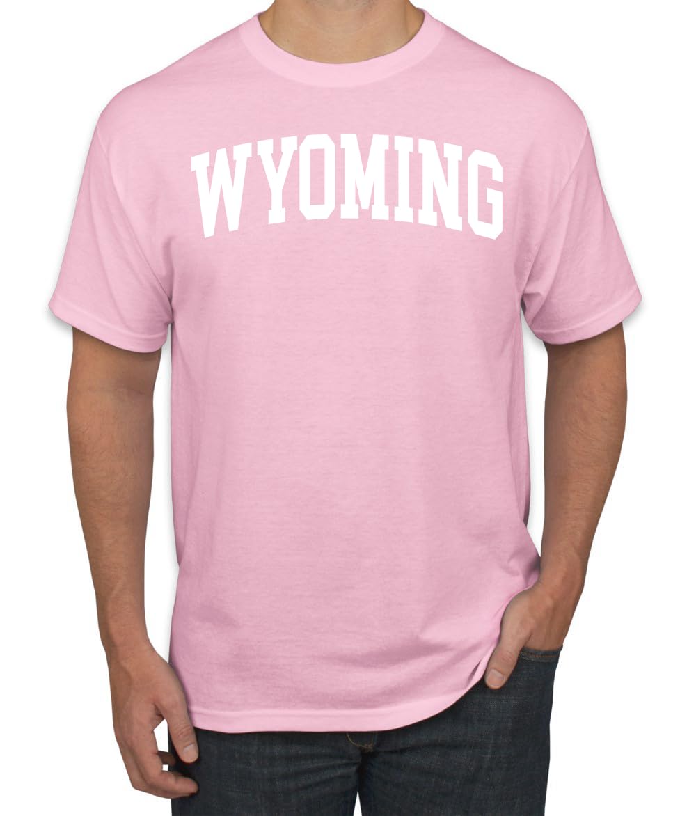 State of Wyoming College Style Fashion Men's T-Shirt