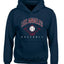 American Baseball Fan Vintage Distressed Field Sports Gift Youth Hooded Sweatshirt