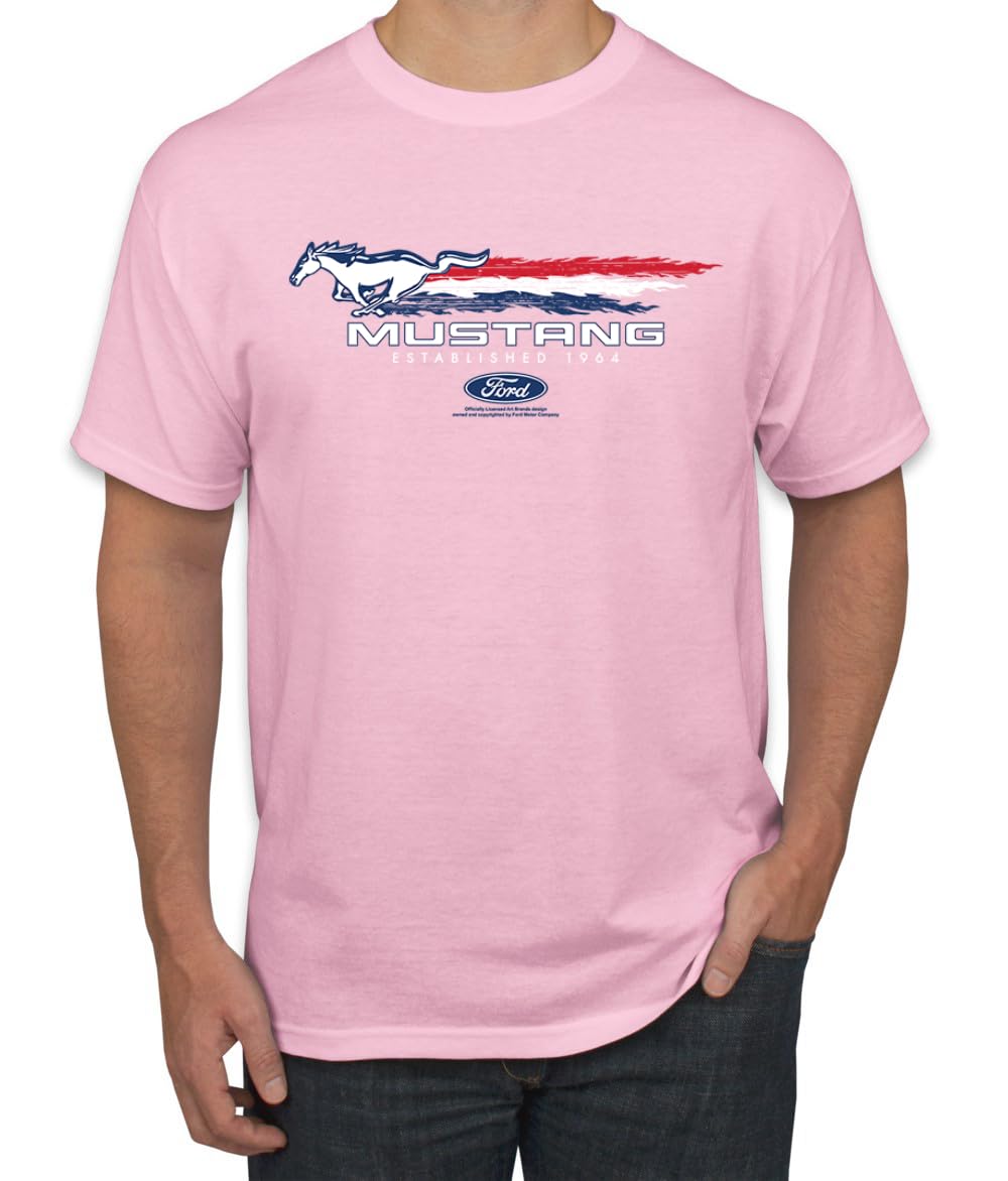 Ford Mustang USA Pony Logo Est 1964 Classic Racing Logo Cars and Trucks Men's T-Shirt