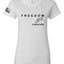 Freedom God Family Patriotism Shirt, Christian Conservative Tee for Women, Women's Graphic T-Shirt