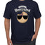 Unbothered and Uncrusted Funny PB&J Sandwich Sunglasses Humor Men's T-Shirt