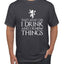 I Drink and I Know Things Tyrion GOT White Pop Culture Men's T-Shirt