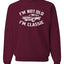 I'm Not Old I'm Classic Vintage Car Funny Gift for Dad Papa Humor Unisex Crewneck Sweatshirt