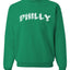 PHI Fantasy Football Sports Fan Pullover Soft Cotton Blend Graphic Unisex Crewneck Sweatshirt